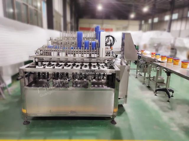 奶油黄油全自动称重灌装压盖生产线产品图17