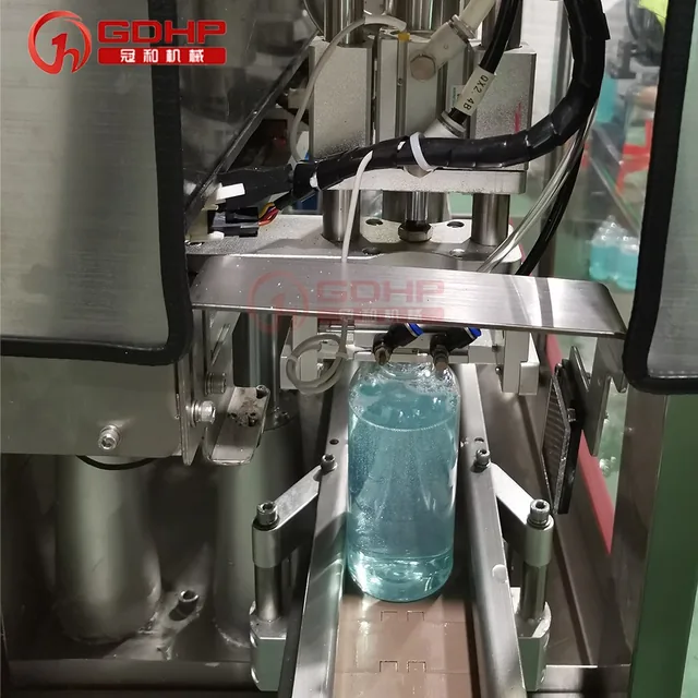 四头跟踪式灌装机，洗衣液洗发水沐浴露洗手液灌装机，洗护类灌装生产线产品图7
